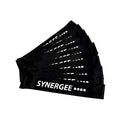 Synergee Mini Loop Bands – Resistance Bands for Home or Gym - color: e) Black 10 Pack