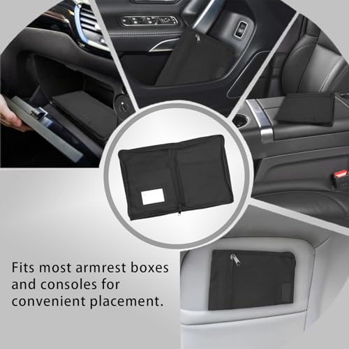 Car Registration and Insurance Holder, Glove Compartment Organizer Bag