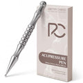 Rena Chris Stainless Steel Acupuncture Pen, Manual Reflexology Tools for Muscle Tension and Pain Relief, Acupressure Pen with Reflexology Chart & Storage Pouch, Easy to Use - size: 1PCS