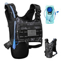Running Hydration Vest with 2L Water Bladder， Lightweight Adjustable Hydration EDC Chest Pack for Men and Women, Water Backpack for Hiking, Cycling - color: Camo