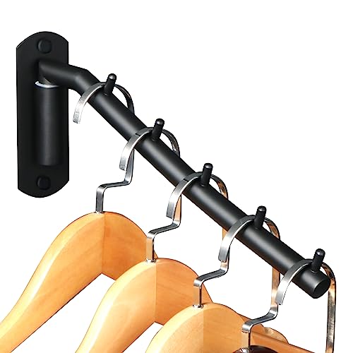 Alise Wall Mounted Drying Rack,Swivel Clothes Drying Hanger,Black,1P - color: Black, size: 1005 (1 Pack)