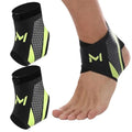 2Pcs Ankle Brace Compression Support Stabilizer,Lace-Up Sports Basketball Sprain Recovery Men Women Adjustable Foot Ankle Orthopedic Grade Tendonitis Protection (Green) - color: green