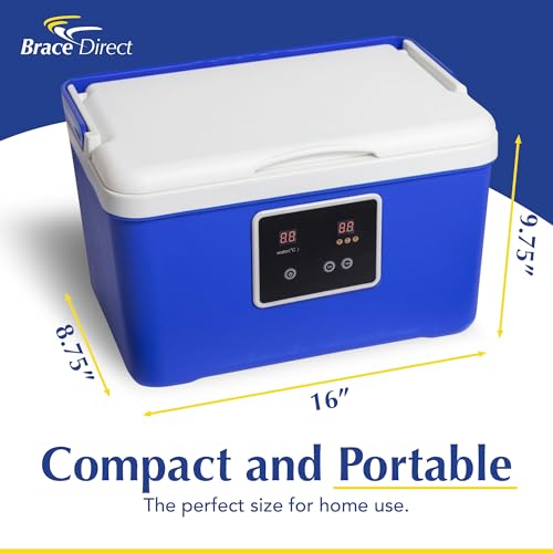 Brace Direct BlueIce Cold Therapy Machine – Cryotherapy for Pain Relief – Ice Machine for Knee After Surgery, Back, Shoulder, Hip, and Ankle – Cold Compression for Arthritis and Post-Surgery Relief