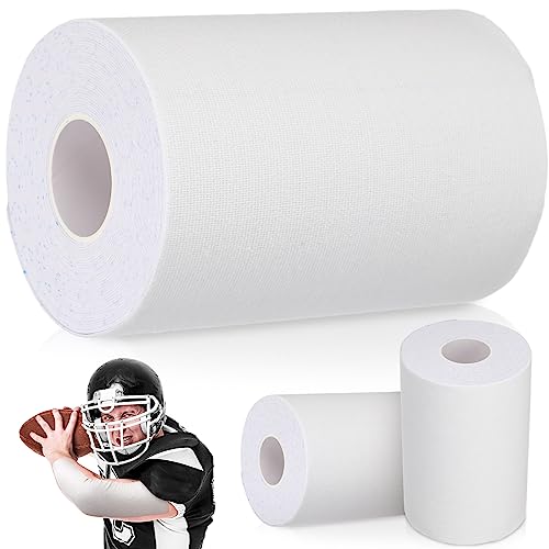 Jenaai 2 Roll Football Turf Tape 33ft Sport Turf Tape, White - color: White