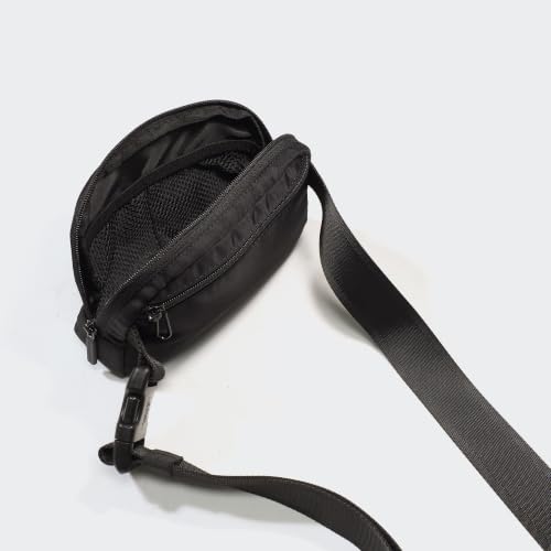 Pander Crossbody Belt Bag for Women and Men, Travel and Everyday Use - color: Black Onyx