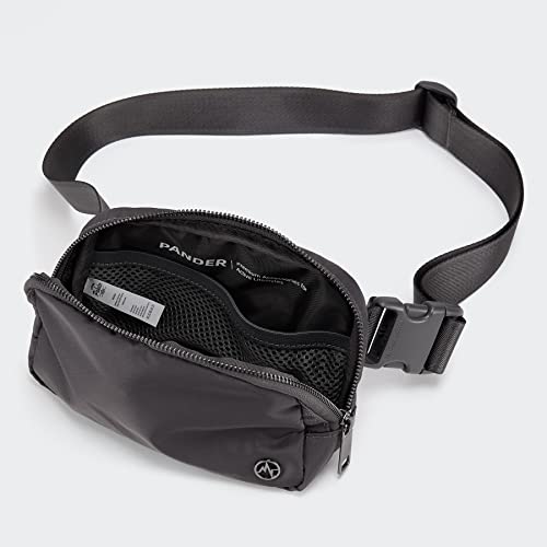 Pander Crossbody Belt Bag for Women and Men, Travel and Everyday Use - color: Dim Grey