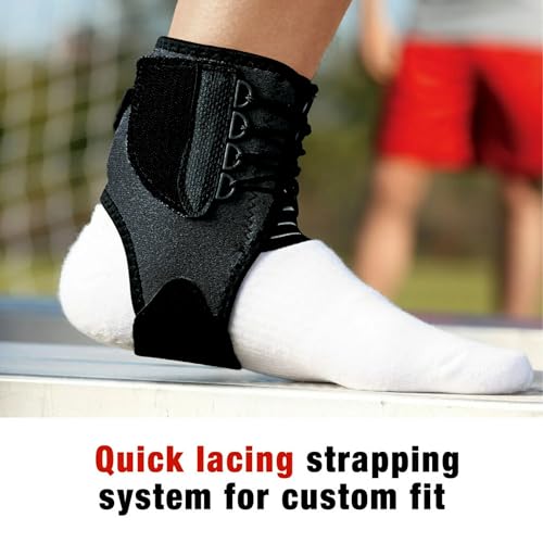 Ankle Brace, Deluxe, Adjustable, Moderate-Stabilizing Support 1 ct (Pack of 2)