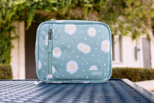 PackIt Freezable Classic Lunch Box, Daisy Sage - color: Daisy Sage