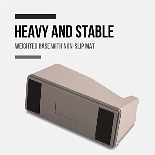 Lichamp Desk Tape Dispenser 3in Core for Masking/Painters Tapes Gray