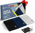 Wallet Sleeve, Wallet Wristband - Anti-Pickpocket -RFID Anti-theft - Lightweight -Perfect for Travel, Running, Hiking,3 Pack - size: Large
