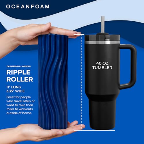 Oceanfoam x 4ocean Roller – Limited Edition Muscle Roller for Back Pain