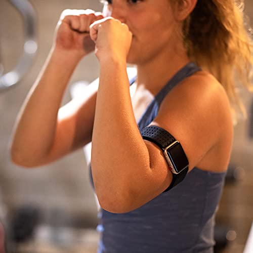 Tefeca Breathable Lycra Sport Armband Ankle Band Compatible with Apple Watch/Ultra - size: M/L 40/41/42mm