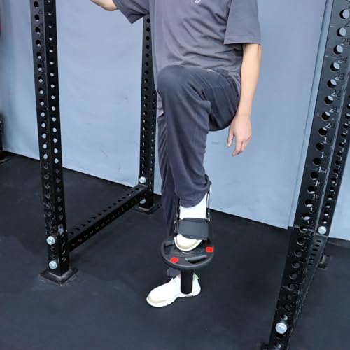 Tib Bar Tibia Dorsi Calf Raise Machine with Straps Fits 2" Weight Plates