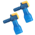 AXEN Bite Valve ON-Off Switch Tube Nozzle Replacement for Hydration Water Bladder - style: 90° Pack of 2