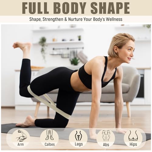 DEEKIN 30 Pcs Resistance Exercise Bands Bulk - color: Light Gray, style: 25-30 Lbs