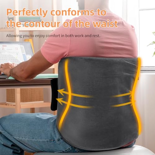 Extra-Large Heating Pad 15.7" x 50". 6 Heat Settings & 4 Timers