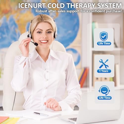 Programmable Timer Ice Machine for Knee After Surgery w/Quiet Pump