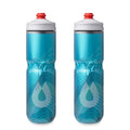 HydraPak Polar Surge Insulated Bike Water Bottle (24oz, Ascent Blue) - color: Ascent Blue, style: 24oz/700ml