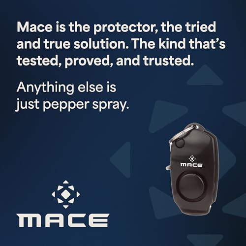 Mace Personal Safety Alarm - Loud 130db Siren, Built in Emergency Whistle, Easy On/Off Push Button Activation, Batteries Included, Personal Alarm for Women & Men - Black - color: Black (Alarm Only)