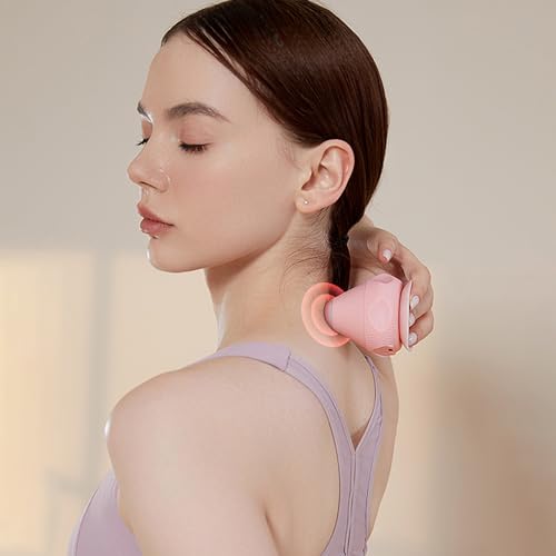 Mini Heated Massage Ball with Vibration and Suction Base