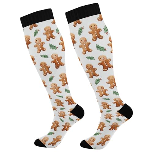 Wusikd Cats Compression Socks for Women and Men Circulation Cute Long Socks for Athletic Running 1 - color: Multi 2