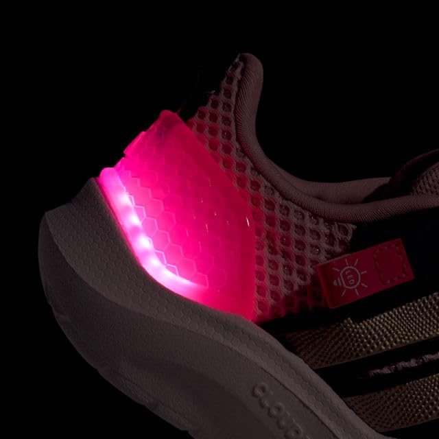 adidas Boys Marvel Lightorama Spider-Man Sneakers Shoes - Red - color: Clear Pink/Cyber Metallic/Lucid Pink, size: 6.5 Toddler