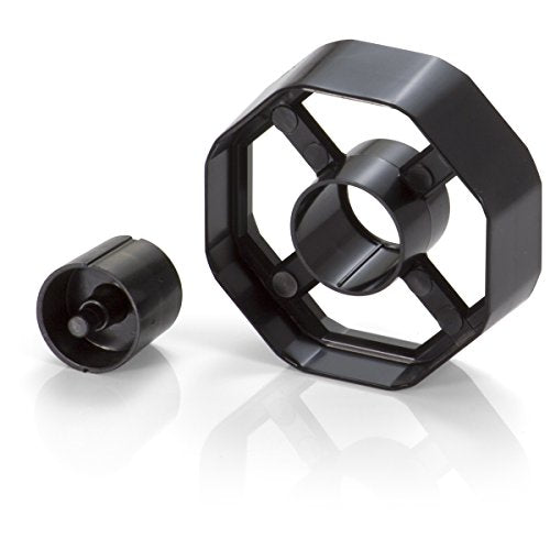 Officemate 2-in-1 Tape Dispenser - Heavy Duty Desktop Holder for 1-Inch and 3-Inch Core Tape Rolls, Impact-Resistant Build, Non-Slip Base, Office Supplies Essential, Black - size: (Pack of 1)