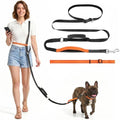XiaZ Hands Free Dog Leash,Versatile Crossbody Dog Leash with Waist Support Strap,5.9-7.9 FT Waist Belt with Double Handles for Small Medium and Large Dogs Walking, Running and Jogging, Black - color: Black