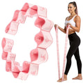 Resistance Bands, Stretch Band for Exercise, Physical Therapy, Rehab & Flexibility, Home Gym Equipment for Yoga, Pilates, Dance, Gymnastics, Number Loop Elastic Strap for Leg and Hip Stretches - color: 1-Pink