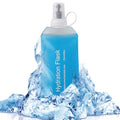 Soft Flask, TPU Collapsible Runner Water Bottle, for Hydration Flask/Running Vests-Running, Hiking, Cycling Folding Bottle (250 ml) - Blue