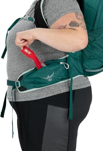 Osprey Tempest 20L Women's Hiking Backpack with Hipbelt, Stealth Black, WM/L, Extended Fit - color: Stealth Black, size: WM/L - Extended Fit