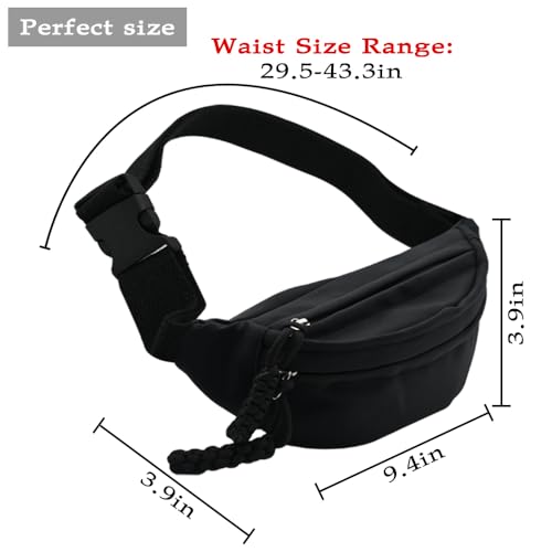 Fanny Pack for Kids, Adjustable Crossbody Waist Bag for Boys Girls, Green - color: Green