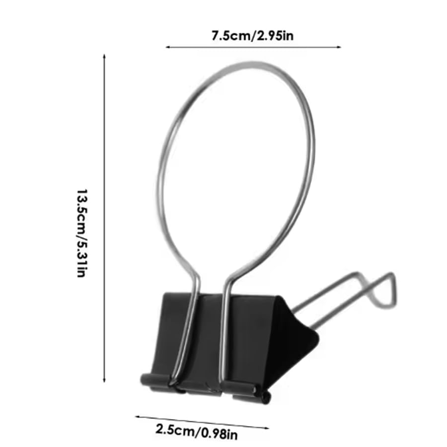 ARFUKA Clip-On Cup Holder Heavy-Duty Table Edge Clamp for Coffee Mugs, Water Bottles & Glasses - Ideal for Tables, Desks, Camping & Outdoor Activities Pack of 2