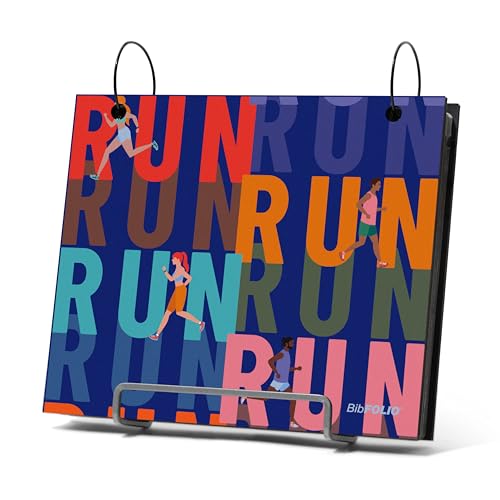 Gone For a Run BibFOLIO Race Bib Album - Run The Miles - 9.5x8 - color: Run The Miles