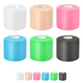 Pre Wrap Athletic Tape 6 Pack, 2.4 Inch x 22 Yards Foam Underwrap, Mix Colors - color: Mix Colors