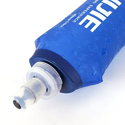AONIJIE Lovtour Water Soft Flask Collapsible BPA Free TPU Water Bottle for Running, Marathon Hiking and Cycling (250ml)