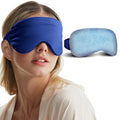 Hsa Store Eligible Items Fsa: Cold Compress for Migraines Headache Puffiness Dark Circles, Face Ice Pack for Sleep Puffy Eyes, Reusable Cooling Gel Eye Mask (Blue) - color: Blue