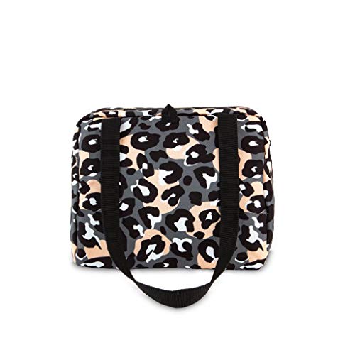 PackIt Freezable Hampton Lunch Bag, Wild Leopard Gray - color: Wild Leopard Gray