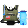 Maelstrom Hydration Running Vest with 2L Water Bladder for Men Women - color: Army Green