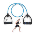 Resistance Bands with Handles, Exercise Bands - Perfect Stretch Rope for Home Workouts, Ideal for Fitness Enthusiasts & Home Gym - color: Blue 2.0