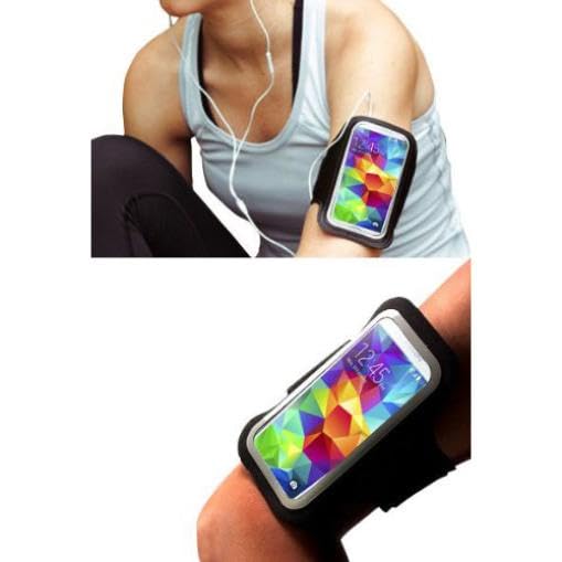 Running Armband Sports White Compatible with OnePlus Nord N10/N20/N30/N100/N200/N300 5G, Gym Workout Case Cover Band Arm Strap