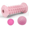 Pink Foot Massager Roller Set for Plantar Fasciitis, Arch&Heel Pain Relief - color: Pink Combination