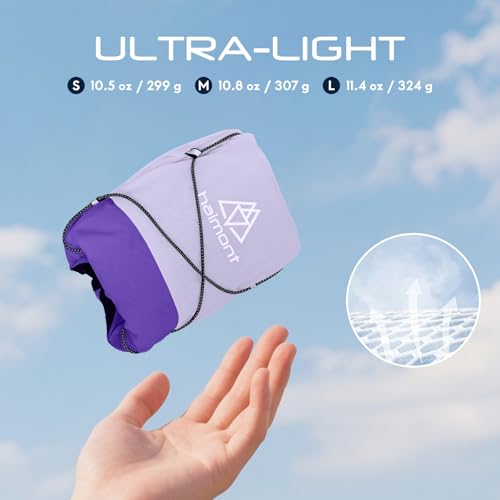 Haimont 10L Trail Running Hydration Vest with Soft Flasks - color: Purple, size: Small