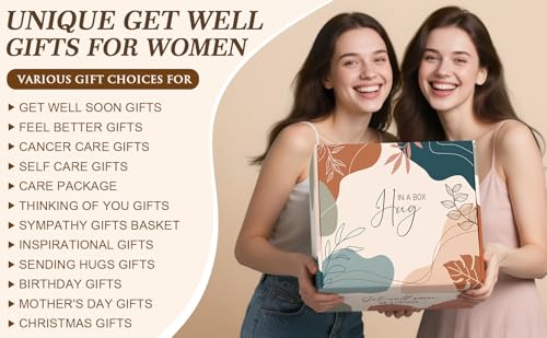 Get Well Gifts Basket for Women After Surgery Recovery Cancer Care Package - color: Ivory White