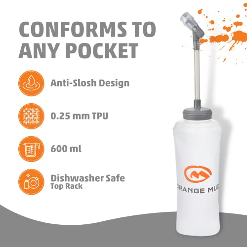 Orange Mud UltraFlask 600ml Soft Flask Hydration Bottle Running - size: 20.3 Ounces