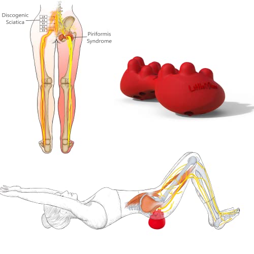 LittleMum Back Trigger Point Massager for Lumbar, QL, Glutes & Piriformis