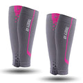 Thirty48 Graduated Calf Compression Sleeves 15-20 OR 20-30 mmHg | Maximize Fast Recovery by Increasing Oxygen to Muscles - color: [2 Pairs] Pink, size: Small