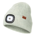 LED Beanie with The Light, Unisex Gifts for Men Dad Husband Him - color: Silver