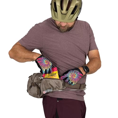 Osprey Seral Biking Waist Pack with Hydraulics Reservoir for Men & Women, Hydration Belt with Water Bladder - color: Raven Black, style: 7L