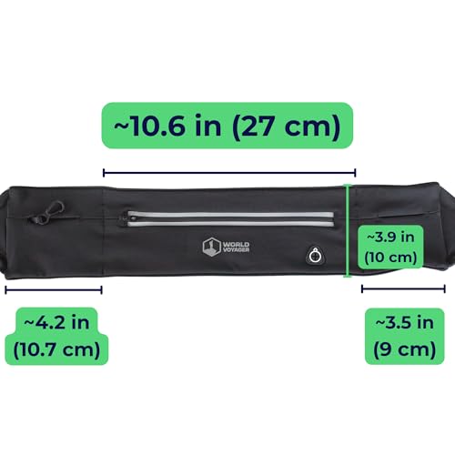 Running Belt with Adjustable Strap, Waist Pack for Sports